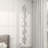Slim Stacked Chain 5 Layer Wall Mirror with Tear Drop Pattern and Foil Detailing-1252497377