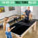 Gosports 7 Ft 3-in-1 Multi Game Pool Table Set with Dining, and Table Tennis Game Includes Bench
