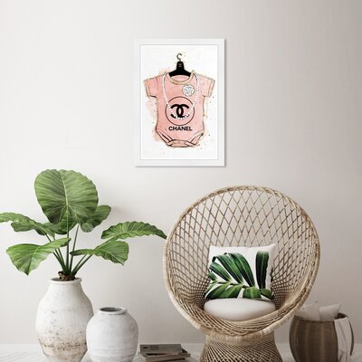 Fashion and Glam Babys First Onesie Runway' - Picture Frame Graphic Art Print on Paper -  Gemma Violet, D1C96B7A43D54167BBC6E2597588E07A