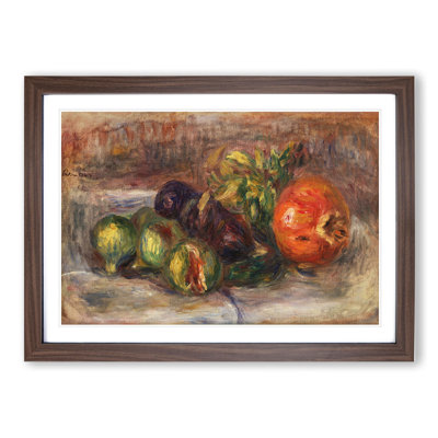 Pomegranate and Figs by Pierre-Auguste Renoir - Picture Frame Painting