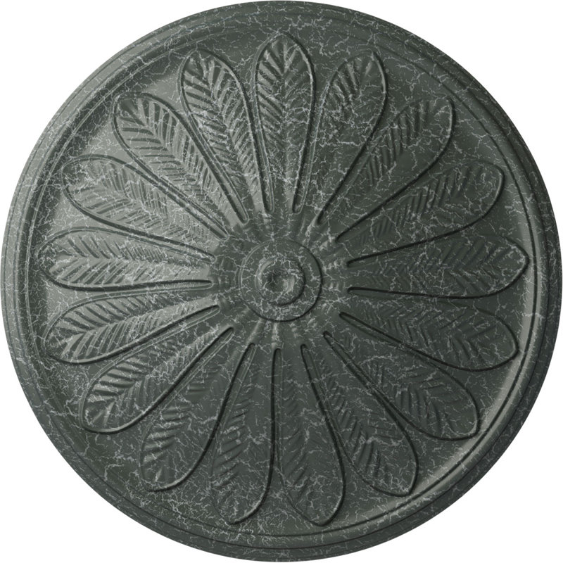 Médaillon de plafond Endurathane Brontes, diamètre extérieur 25 1/2 po x P 5 1/2 po (convient aux auvents jusqu'à 3 5/8 po)