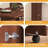 Multifunctional Folding Dining Table With Wall-mounted Sideboard