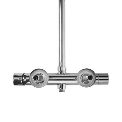 Mixer Shower Set with Rainshower PUYEHUE Silver