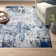 Chisinau Abstract Blue/Grey/Ivory Area Rug
