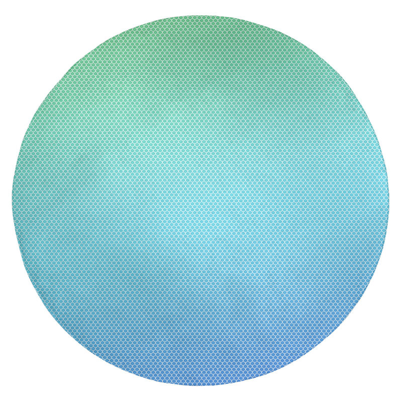 Chenille Indoor Rug, Round 5'