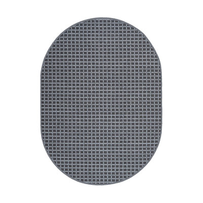 Tapis noir Imogen-Leigh Grid