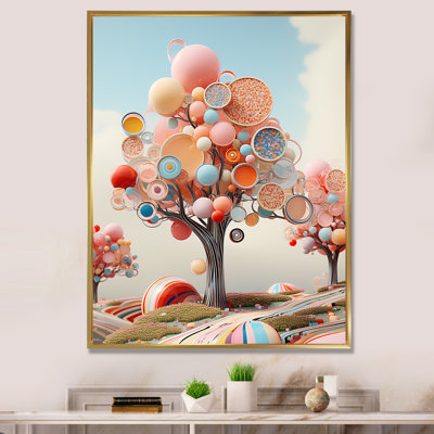" Playful Abstract Tree Of Wonders "