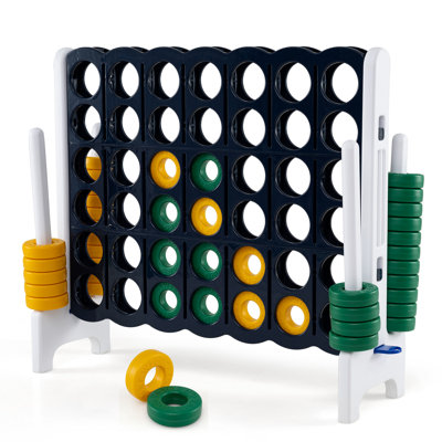 Jumbo 4-to-score avec 42 anneaux pour enfants et adultes