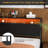 Anasofia Storage Headboard with Led Lights and Charging Station-1180643618-1180643629