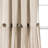 Cotton Blend Semi Sheer Curtain Single Panel-1606645228