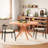 Crossroads 47.2"  Round Wood Table-1614798340