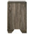 Tomasina Washed Taupe 2-Drawer Rectangular Nightstand