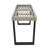 Patio Dining Bench With Iron Legs-1608200946