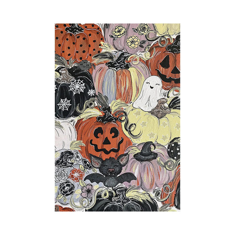 Spooky Pattern Pumpkins by Katie Bryant - Wrapped Canvas Gallery-Wrapped Canvas Giclée, 20.32 cm H x 30.48 cm W