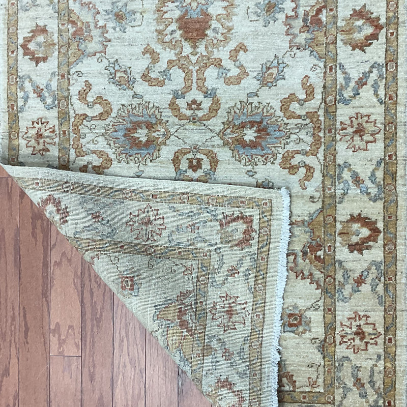  Handmade Oushak Wool Rug