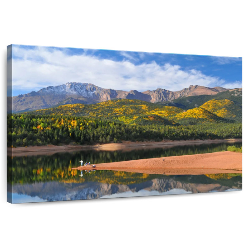 Alvord Pikes Peak, lac de montagne, H 20 po x l 30 po