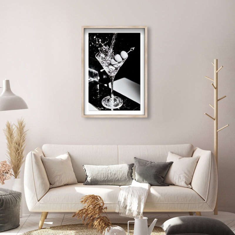 Chill Time III Print by Oliver Gal, 37.5"H x 25.5"W, Natural Oak Shadowbox