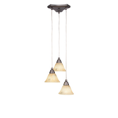 Nessa 3 - Light Cluster Bell Pendant