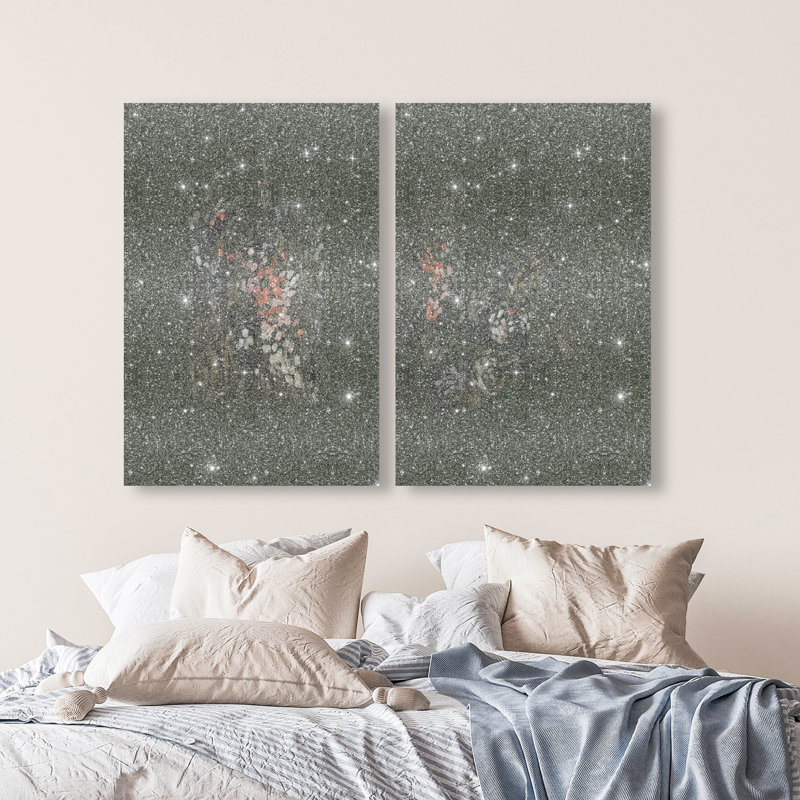 Dancing Petals Set Set by Oliver Gal, 30"H x 45"W, Gallery Wrapped