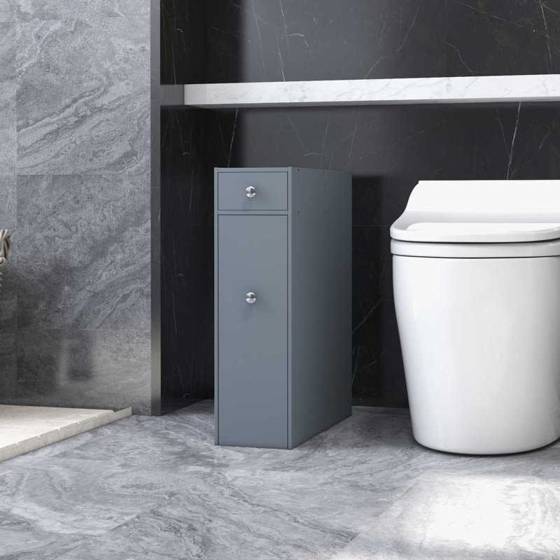 Armoire de rangement latérale pour salle de bain