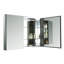 Armoire à pharmacie à fixation en surface avec 2 tablettes réglables
