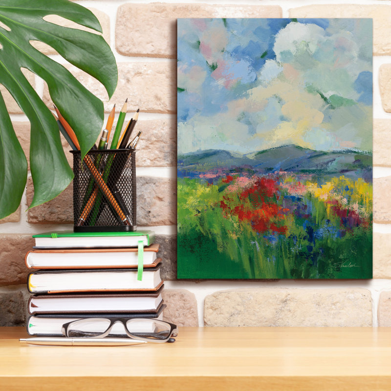 «Green Meadow 1» par Silvia Vassileva, art mural sur toile