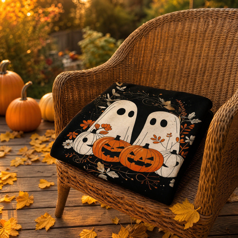 Jeté d'Halloween en molleton doux et douillet à motif de citrouille, impression de poids chaud, couverture pour canapé, chambre à coucher, automne, Halloween