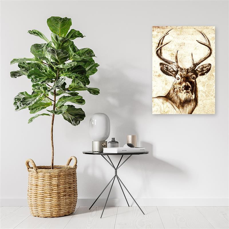 No Frame Print on Canvas, 100cm H x 70cm W