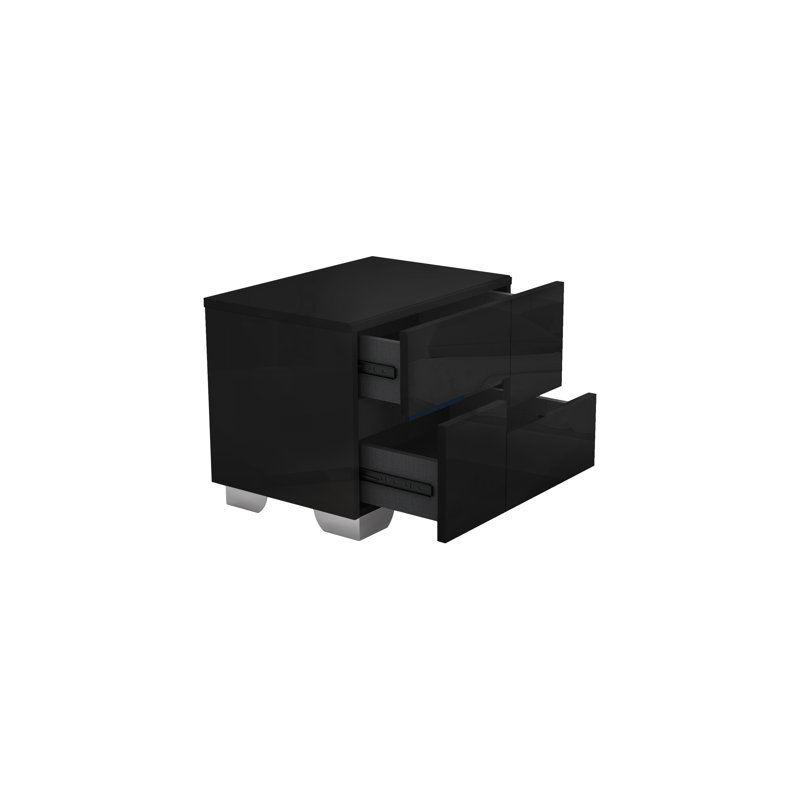 24'' W Nightstand, Black