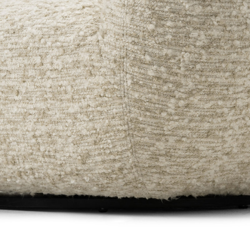 Margot Swivel Armchair, Solema Cream Boucle