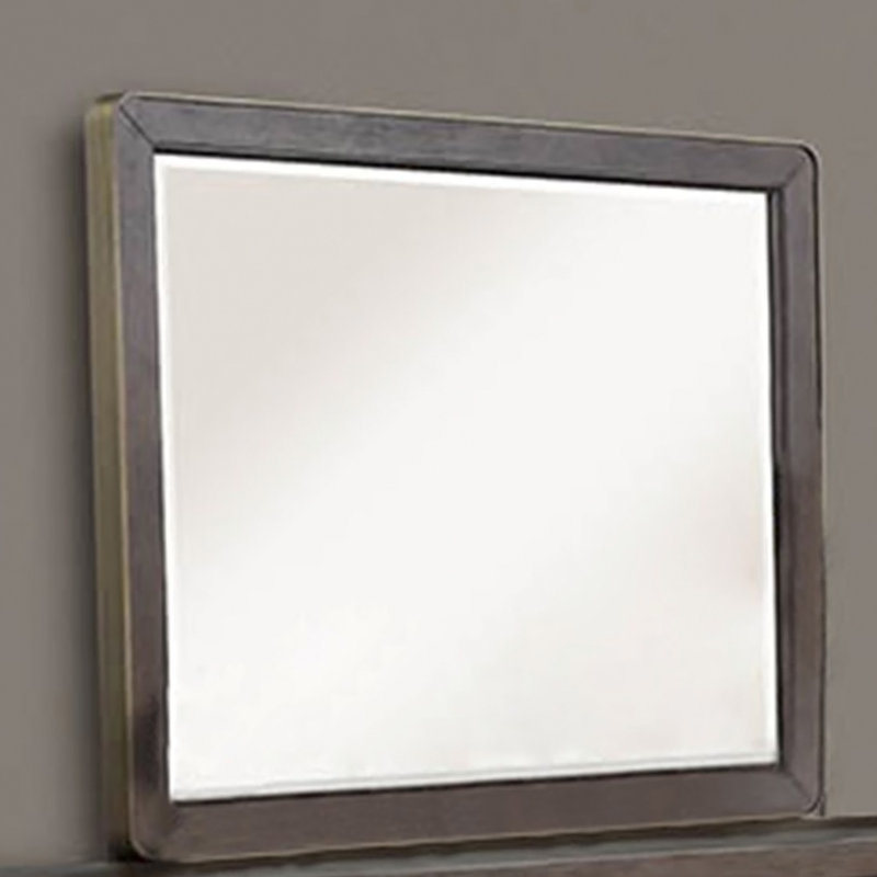 Miroir brun antique