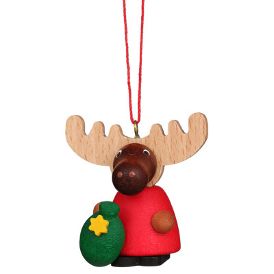 1.5'' Wood Hanging Figurine Ornament