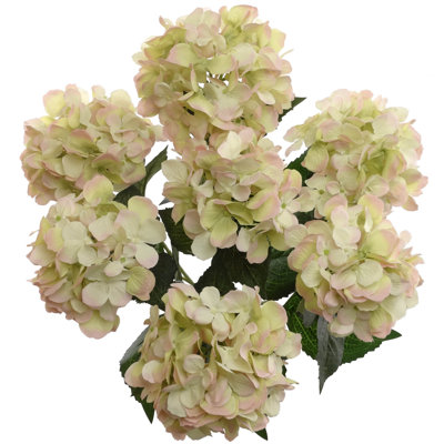 Ultra Realistic Faux Silk Hydrangea Arrangement - Artificial Flowers for Home Decor