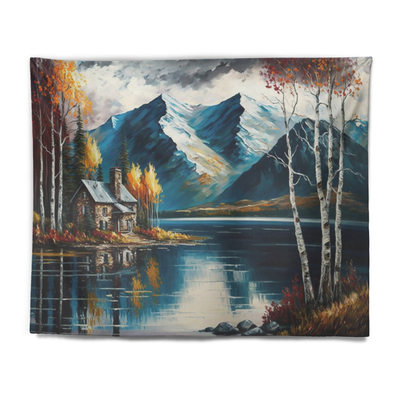 Tapisserie en polyester Polyester, H 50 po x l 60 po