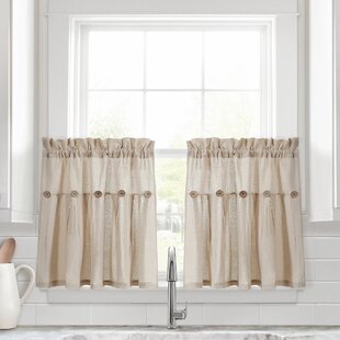 Pleated Windowpane Plaid Cafe Curtain , Tier Curtains, Kitchen Curtains,  Bathroom Curtains , Window Treatments, Farmhouse 