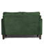 Causeuse 48 po en velours côtelé avec coussins moelleux, pochette de rangement latérale, panneau composite robuste et structure en bois massif, éponge à rebond élevé, assemblage facile, idéal pour le salon, un appartement, un dortoir, un bureau-1888218503