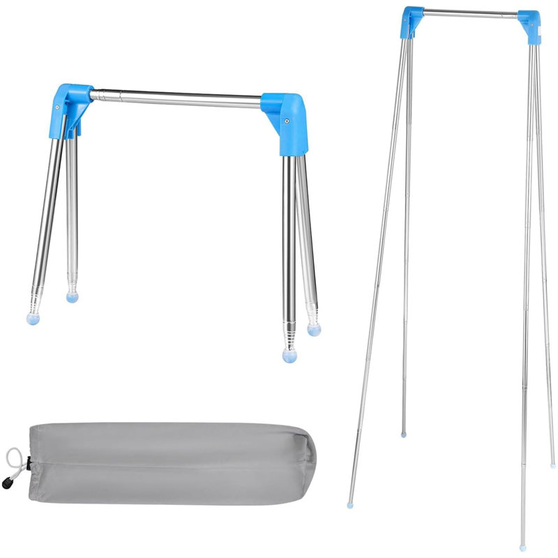 Portant portatif pour vêtements pliable