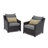 Fionnula 5-Person Patio Seating Set with Sunbrella Cushions-1180717054