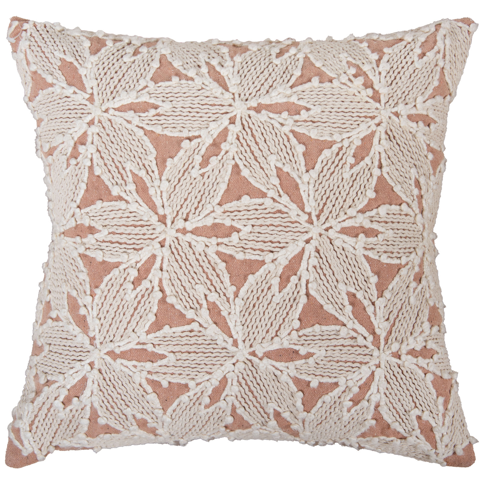 Recycled Cotton Canvas Throw Pillow, Down Alternative, Gold/Natural