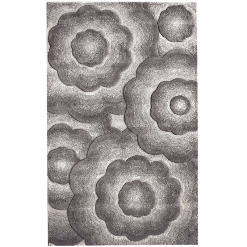 Erardo Wool Floral Indoor Rug, 5' x 8'
