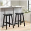 Le tabouret de selle, adapté à la zone de service, utilisable seul ou avec une table et un banc assortis, facilite le divertissement des invités