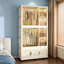 Armoire portative en PP pliable à 9 cubes avec 9 portes cannelées magnétiques et 2 tringles suspendues, armoire de rangement autoportante pour chambre de bébé et chambre à coucher