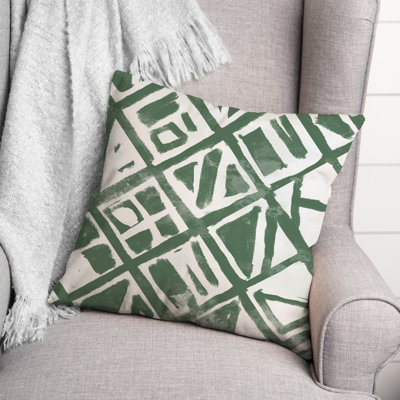 Abstract Outdoor Throw Pillow