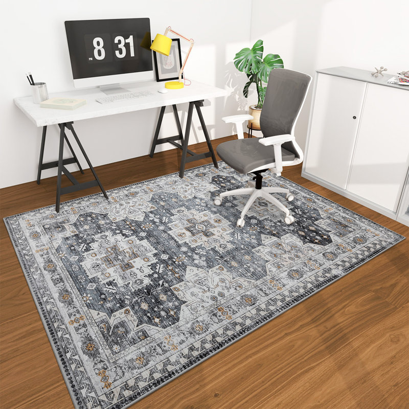 Protecteur de plancher de tapis de chaise et rehausseur de style pour les espaces de bureau à domicile ou de salle à manger