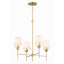 Iron 4-Light Chandelier-88374743
