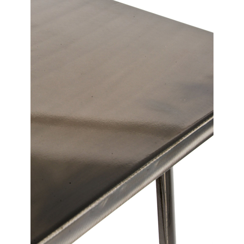 Katsikis Solid Top Metal Base Dining Table