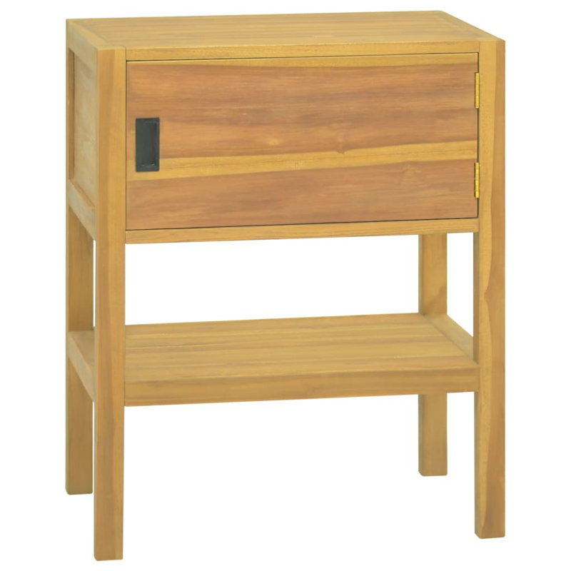 Jefney Solid Wood Bathroom Cabinet