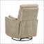 Fauteuil inclinable et pivotant moderne avec revêtement en microfibre et coussins assortis pour un confort et une polyvalence ultimes-1523374905