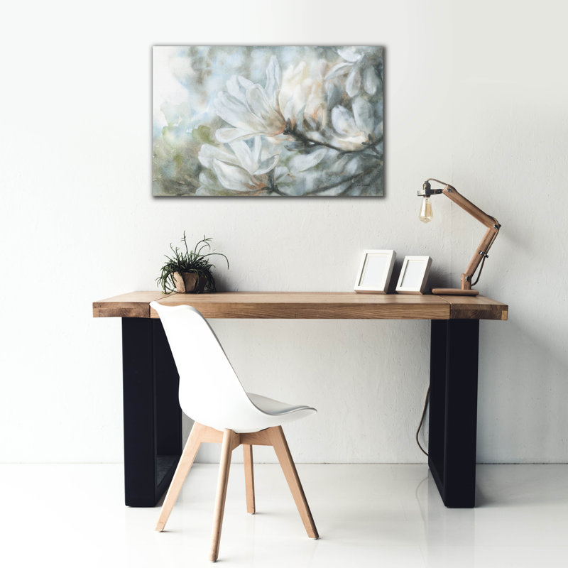 Toile épique «Magnolia» par Leslie Trimbach, H 26 po x l 40 po x P 1,5 po