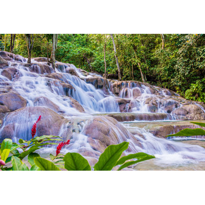 Amesville Dunn's River Falls 1 Piece Wrapped Canvas Wall Art